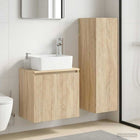 Badkamermeubelset 2 st Sonoma Eiken 33 x 34,5 x 100 cm