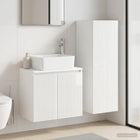 Badkamermeubelset 2 st Hoogglans Wit 33 x 34,5 x 100 cm