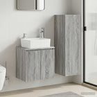 Badkamermeubelset 2 st Grijs Sonoma 33 x 34,5 x 100 cm