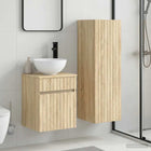 Badkamermeubelset 2 st Sonoma Eiken 33 x 34,5 x 100 cm