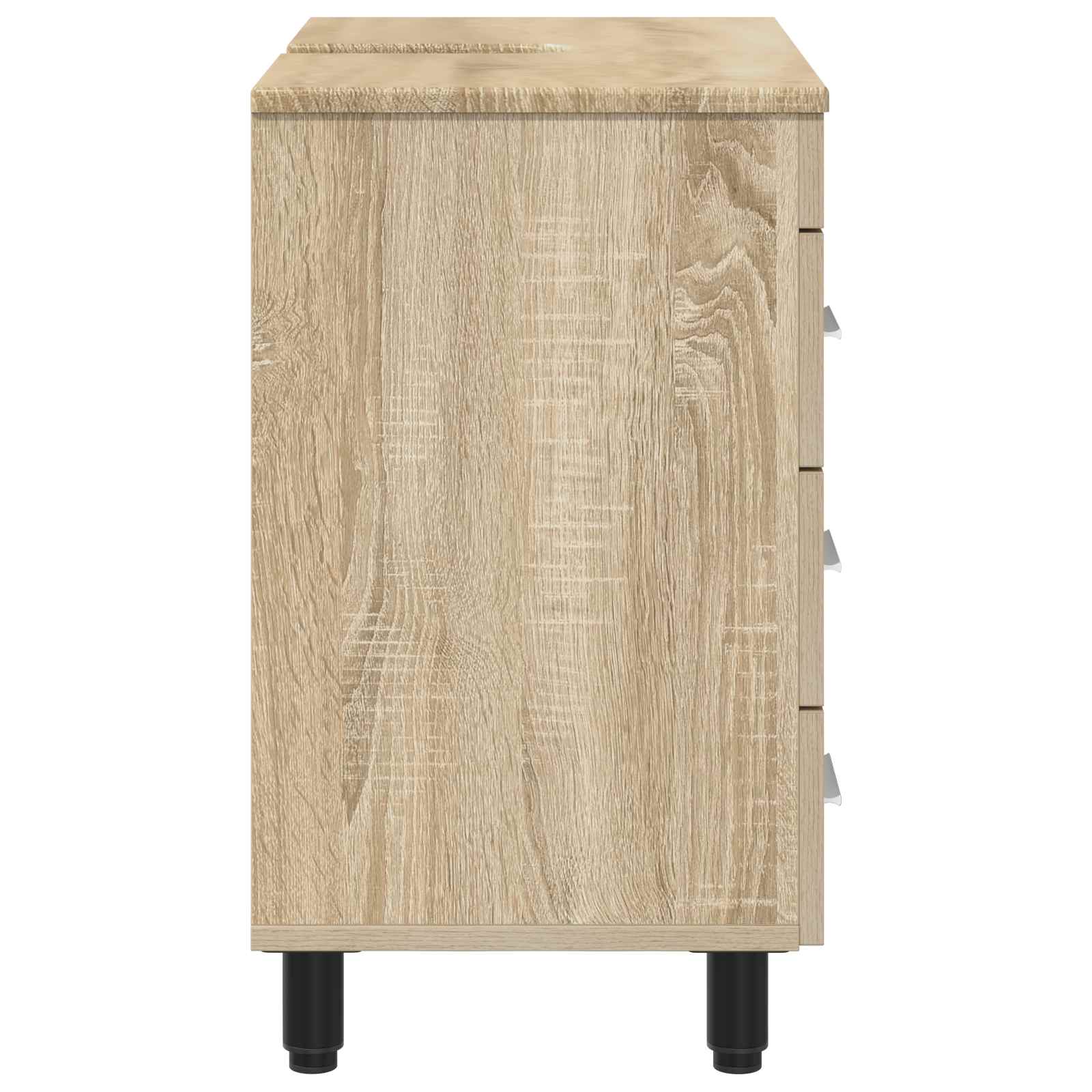 Badkamer Waskom Sonoma Eiken 60 x 35 x 60 cm Bewerkt hout