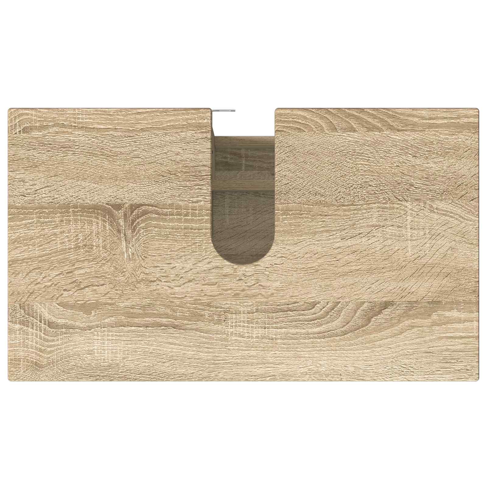 Badkamer Waskom Sonoma Eiken 60 x 35 x 60 cm Bewerkt hout