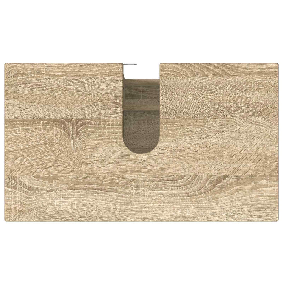 Badkamer Waskom Sonoma Eiken 60 x 35 x 60 cm Bewerkt hout