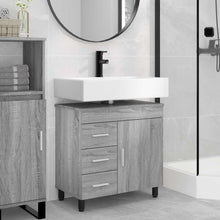 Badkamer Waskom Grijs Sonoma 60 x 35 x 60 cm Bewerkt hout