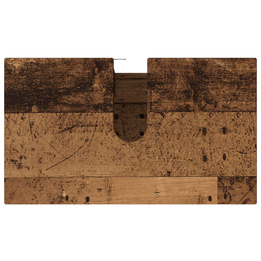 Badkamer Waskom Oud hout 60 x 35 x 60 cm Bewerkt hout