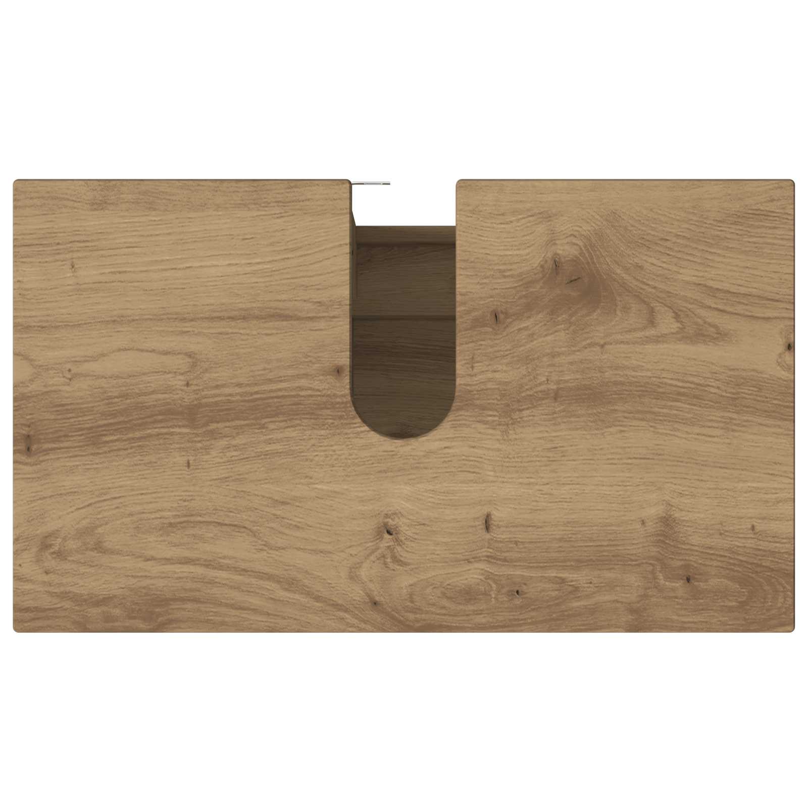 Badkamer Waskom Artisanaal eiken 60 x 35 x 60 cm Bewerkt hout
