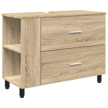 Opbergkast onder de wastafel Sonoma eiken 80 x 35 x 60 cm