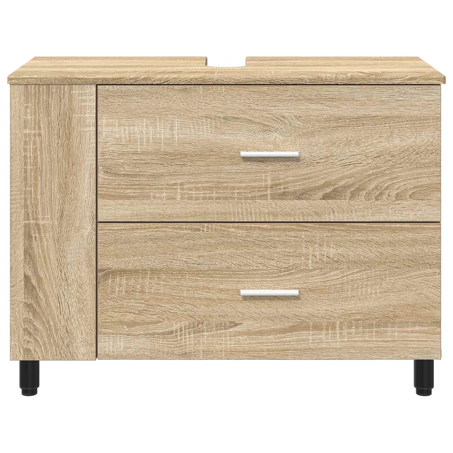 Opbergkast onder de wastafel Sonoma eiken 80 x 35 x 60 cm