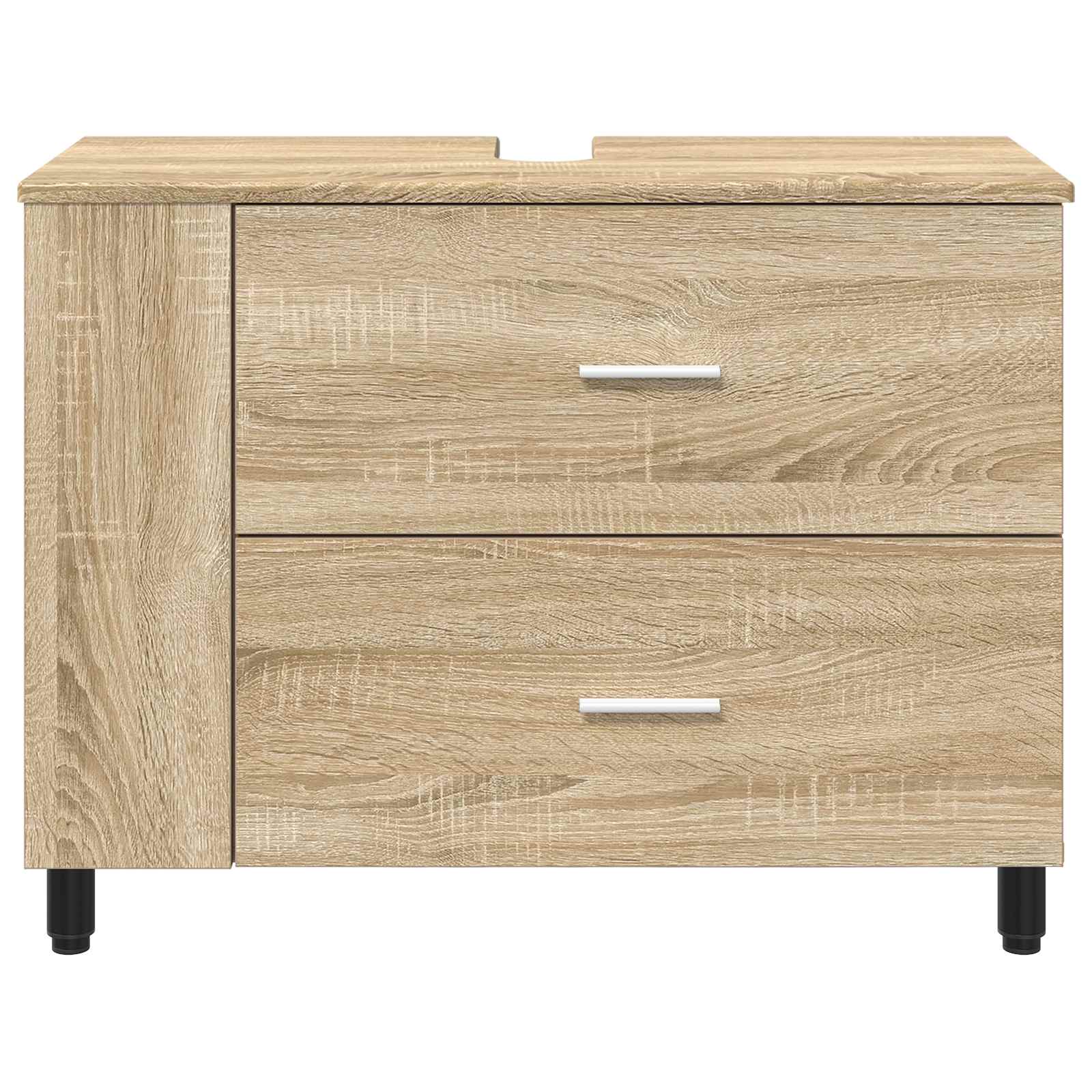 Opbergkast onder de wastafel Sonoma eiken 80 x 35 x 60 cm