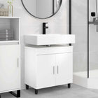 Bathroom Sink White 60 x 35 x 60 cm Engineered Wood