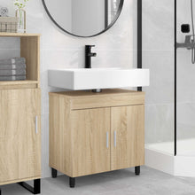 Badkamer Waskom Sonoma Eiken 60 x 35 x 60 cm Bewerkt hout