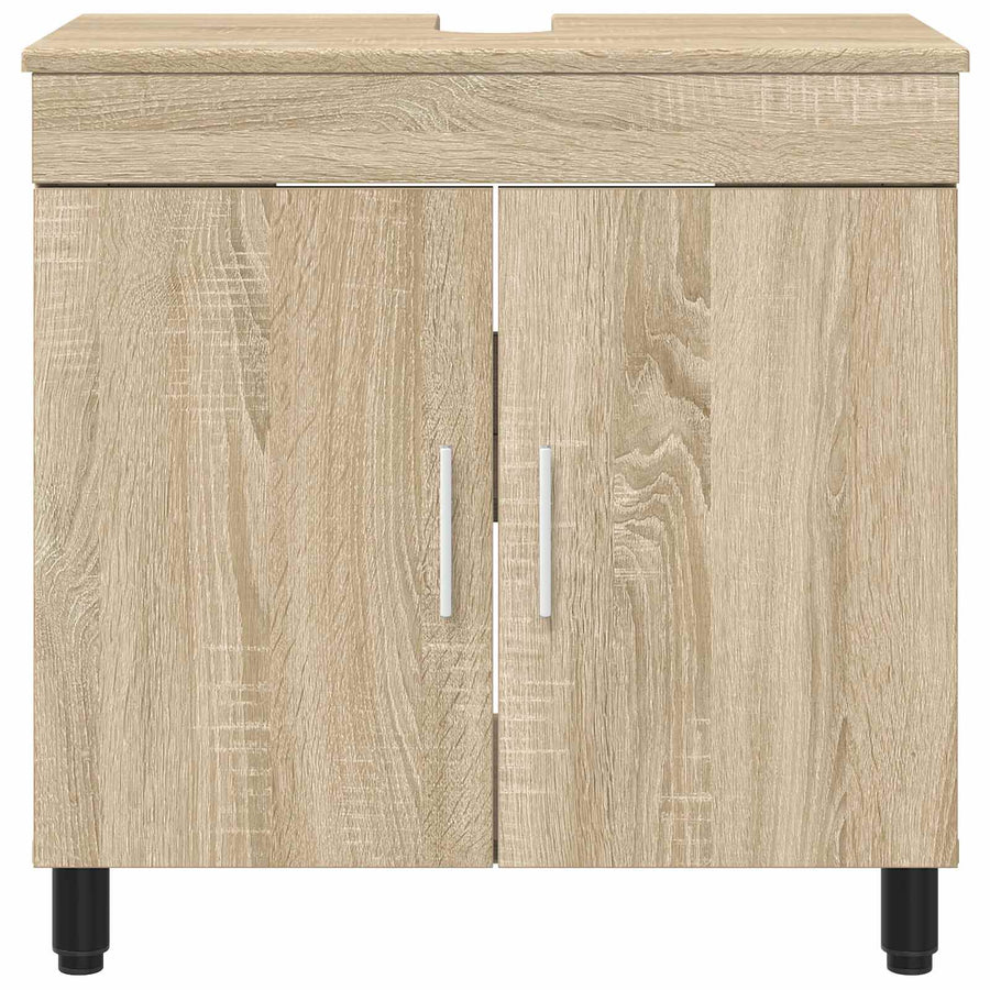 Badkamer Waskom Sonoma Eiken 60 x 35 x 60 cm Bewerkt hout