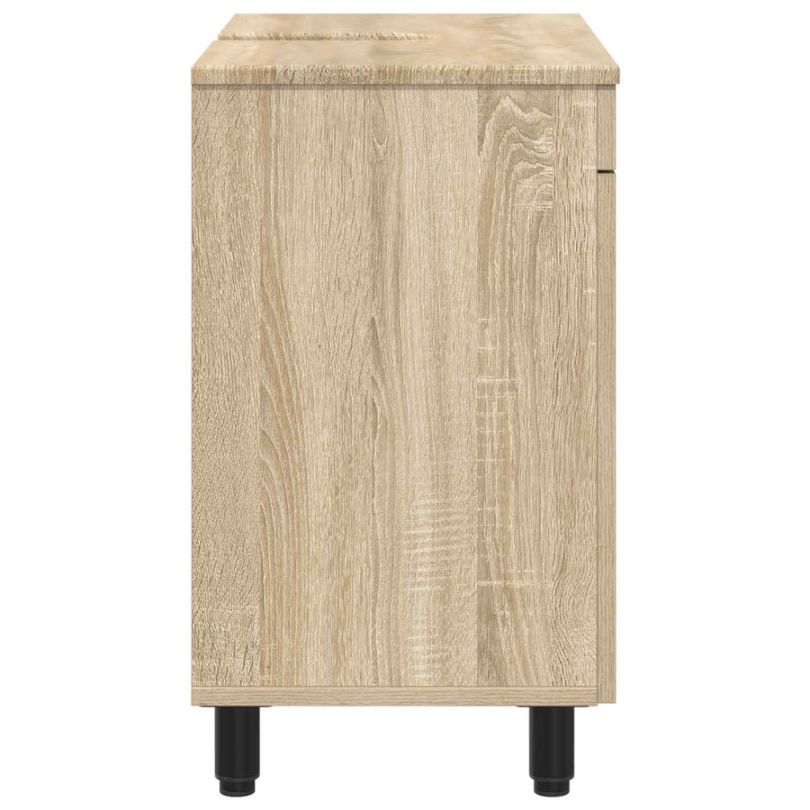 Badkamer Waskom Sonoma Eiken 60 x 35 x 60 cm Bewerkt hout
