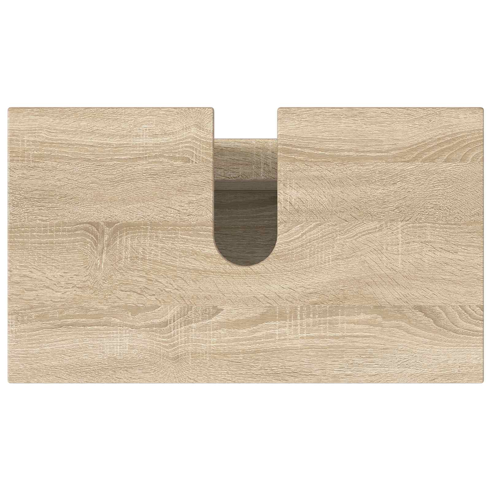 Badkamer Waskom Sonoma Eiken 60 x 35 x 60 cm Bewerkt hout