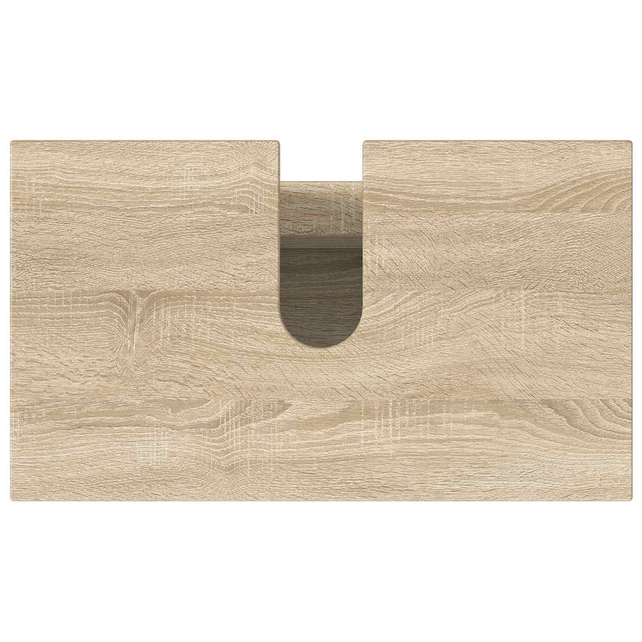 Badkamer Waskom Sonoma Eiken 60 x 35 x 60 cm Bewerkt hout
