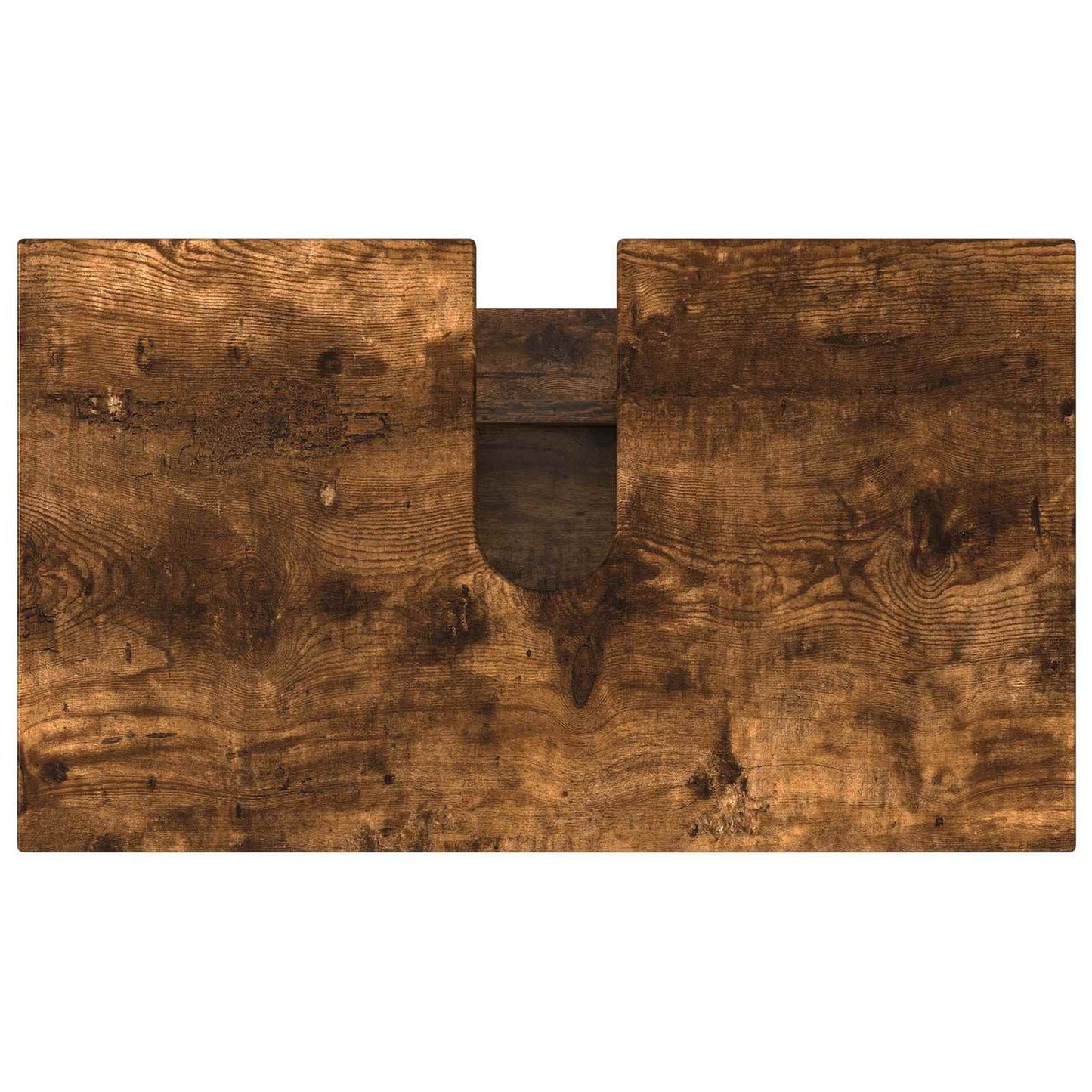 Badkamer Waskom Gerookt eiken 60 x 35 x 60 cm Bewerkt hout
