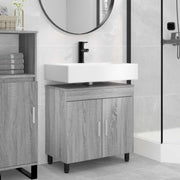 Badkamermeubel 60x35x60 cm grijs sonoma bewerkt hout