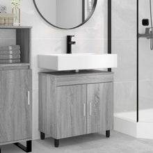 Badkamer Waskom Grijs Sonoma 60 x 35 x 60 cm Bewerkt hout