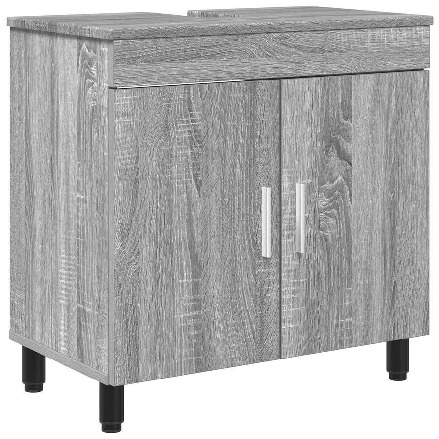 Badkamer Waskom Grijs Sonoma 60 x 35 x 60 cm Bewerkt hout
