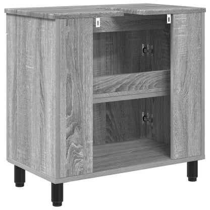 Badkamer Waskom Grijs Sonoma 60 x 35 x 60 cm Bewerkt hout