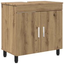 Badkamer Waskom Artisanaal eiken 60 x 35 x 60 cm Bewerkt hout