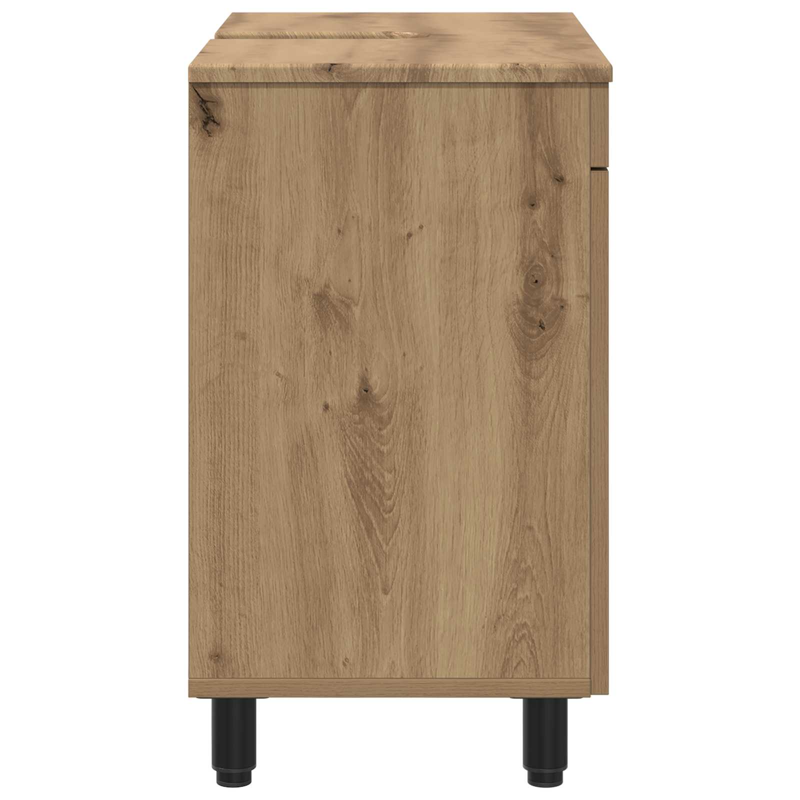 Badkamer Waskom Artisanaal eiken 60 x 35 x 60 cm Bewerkt hout