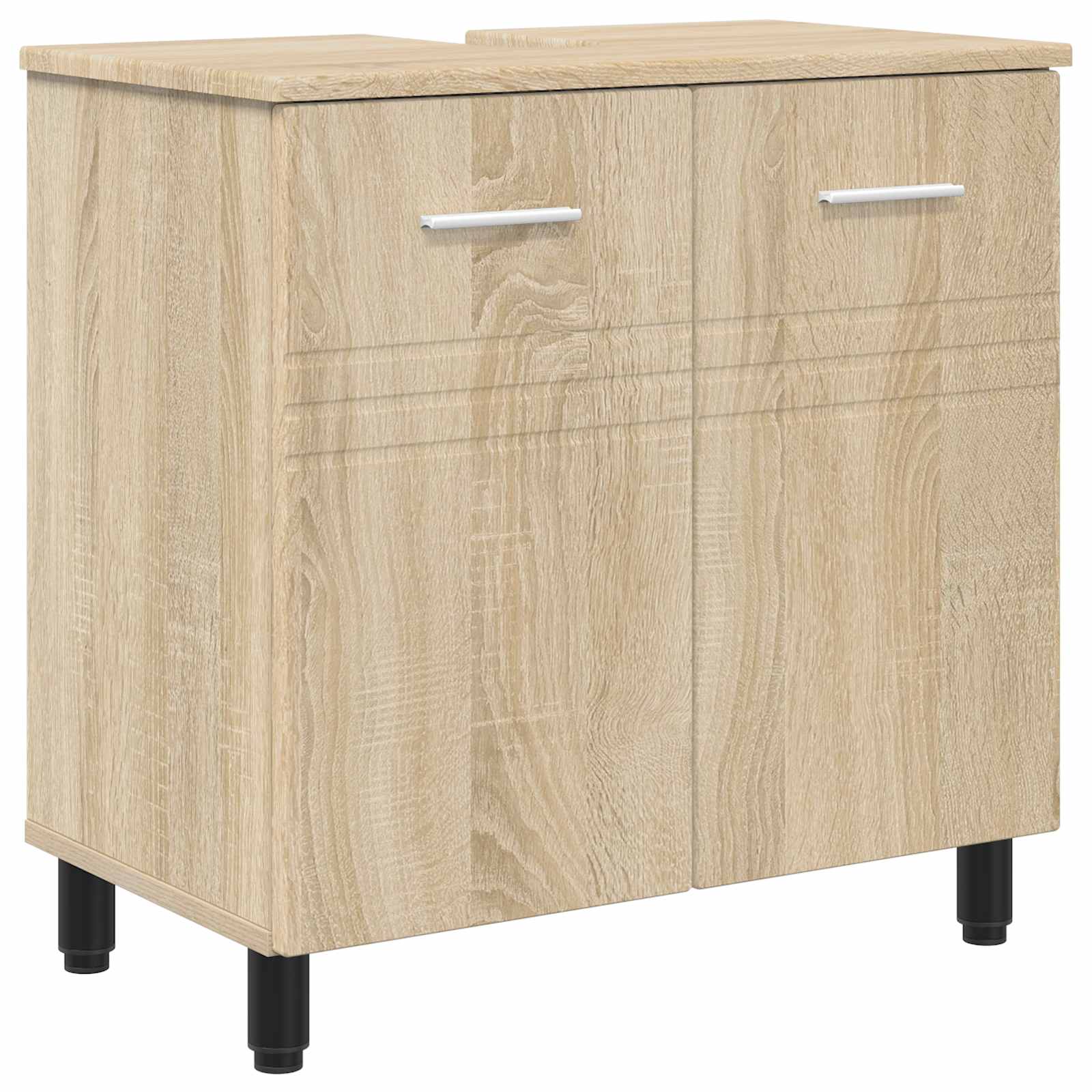 Badkamer Waskom Sonoma Eiken 60 x 35 x 60 cm Bewerkt hout