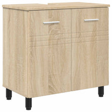 Badkamer Waskom Sonoma Eiken 60 x 35 x 60 cm Bewerkt hout
