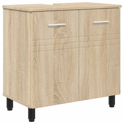 Badkamer Waskom Sonoma Eiken 60 x 35 x 60 cm Bewerkt hout