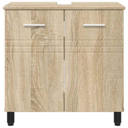 Badkamer Waskom Sonoma Eiken 60 x 35 x 60 cm Bewerkt hout