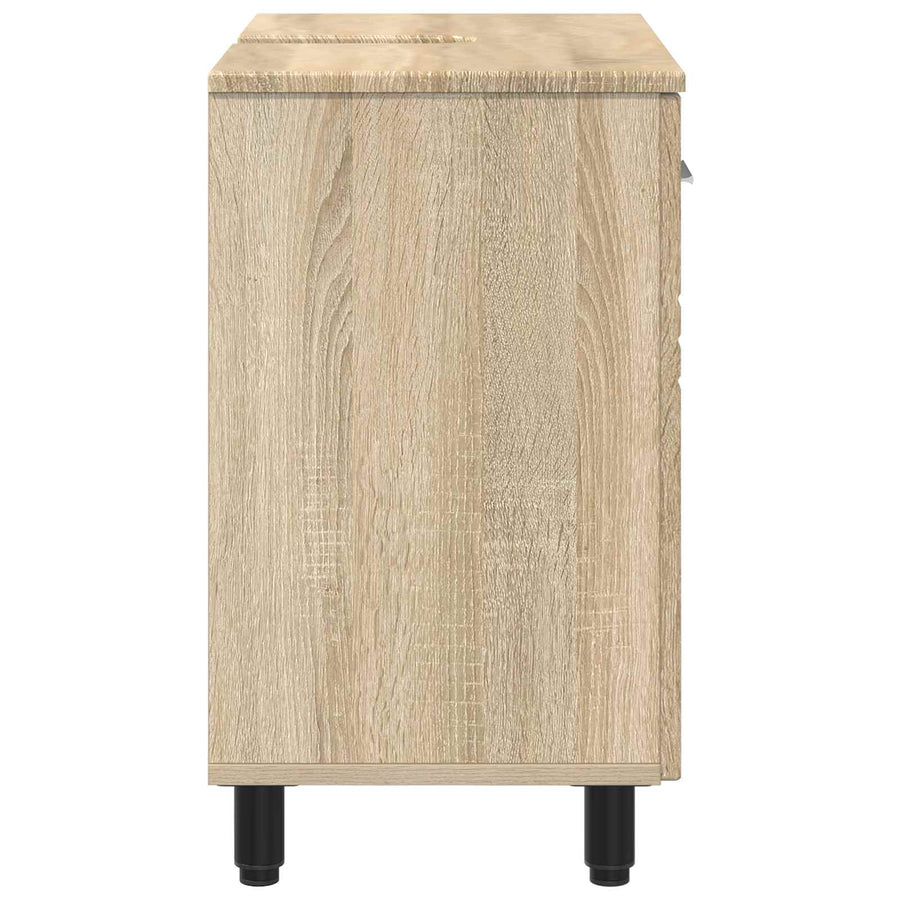 Badkamer Waskom Sonoma Eiken 60 x 35 x 60 cm Bewerkt hout