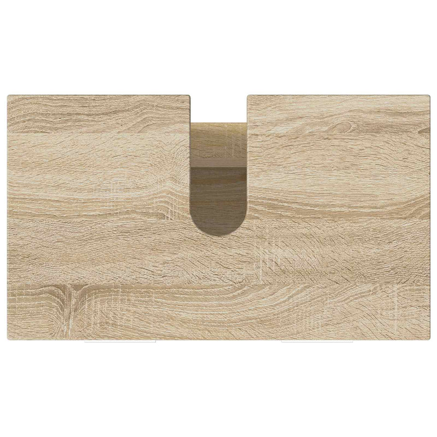 Badkamer Waskom Sonoma Eiken 60 x 35 x 60 cm Bewerkt hout