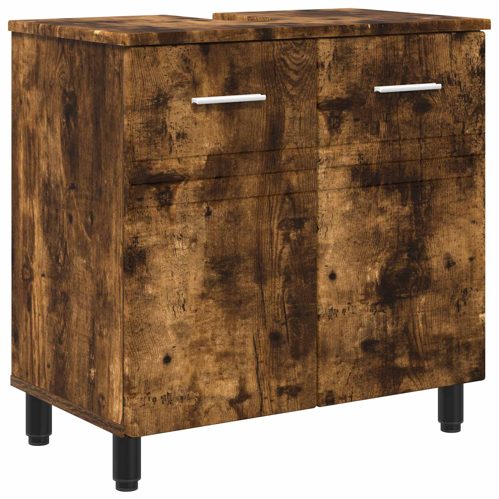 Badkamer Waskom Gerookt eiken 60 x 35 x 60 cm Bewerkt hout