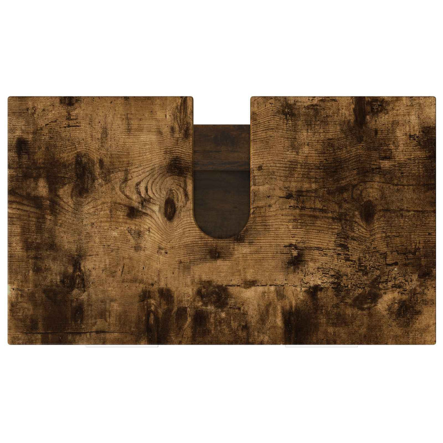 Badkamer Waskom Gerookt eiken 60 x 35 x 60 cm Bewerkt hout