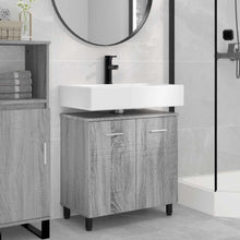 Badkamer Waskom Grijs Sonoma 60 x 35 x 60 cm Bewerkt hout