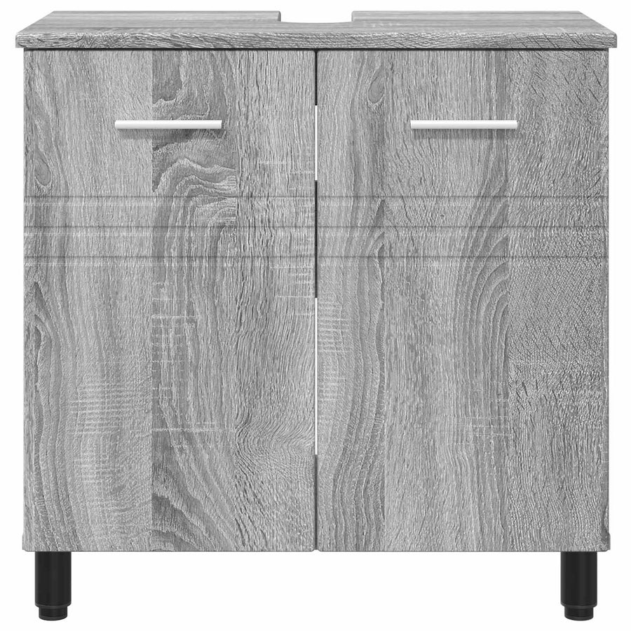 Badkamer Waskom Grijs Sonoma 60 x 35 x 60 cm Bewerkt hout
