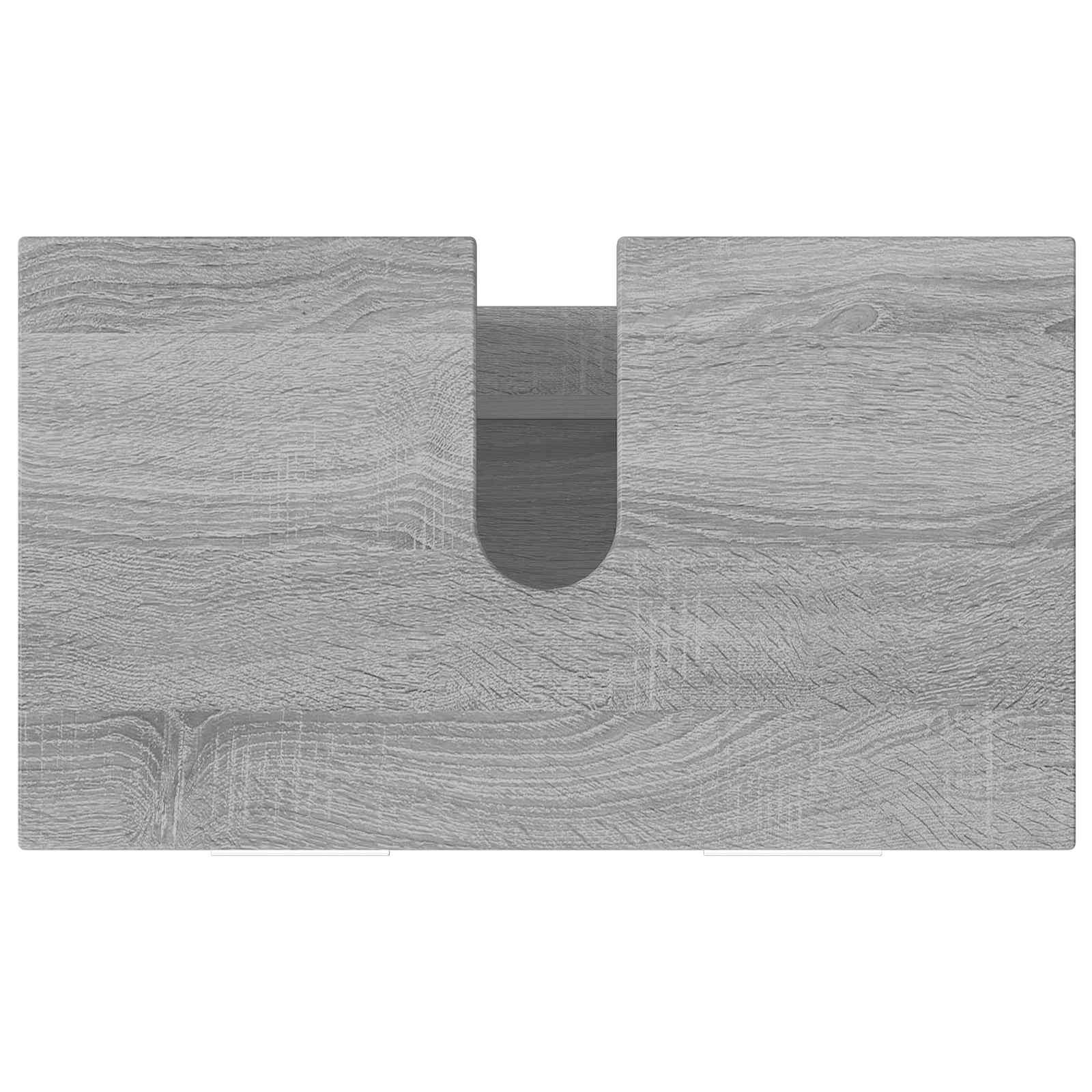Badkamer Waskom Grijs Sonoma 60 x 35 x 60 cm Bewerkt hout