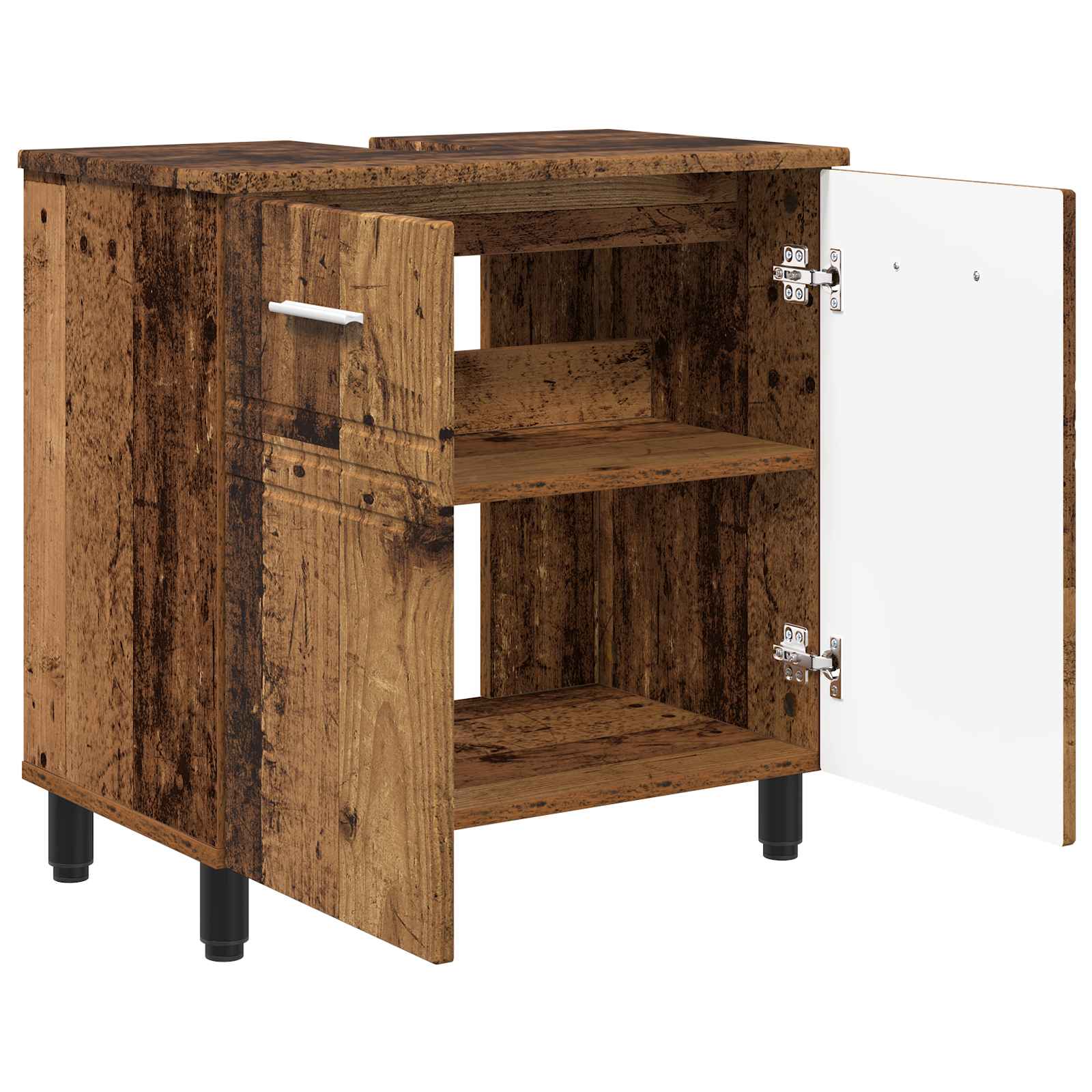 Badkamer Waskom Oud hout 60 x 35 x 60 cm Bewerkt hout