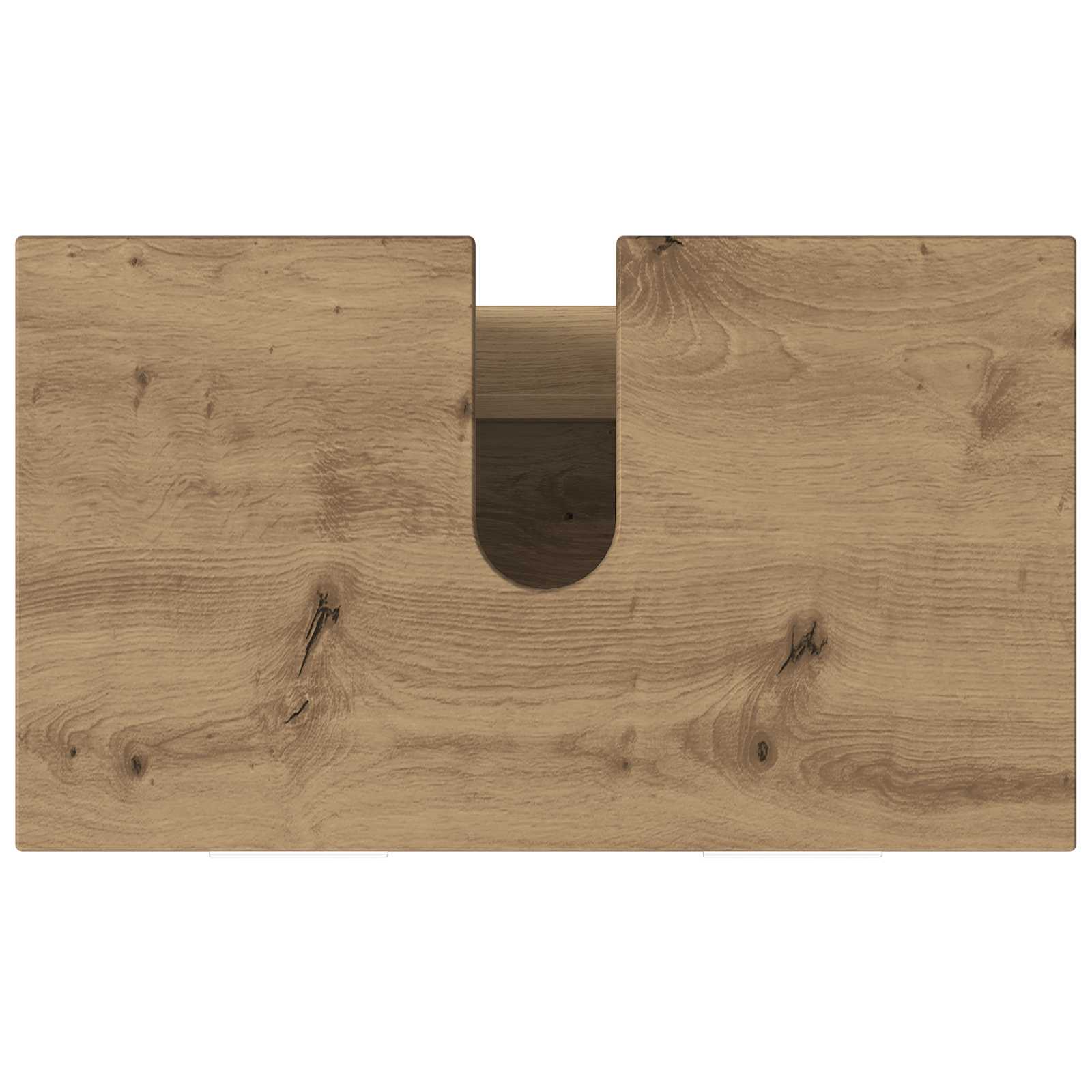Badkamer Waskom Artisanaal eiken 60 x 35 x 60 cm Bewerkt hout