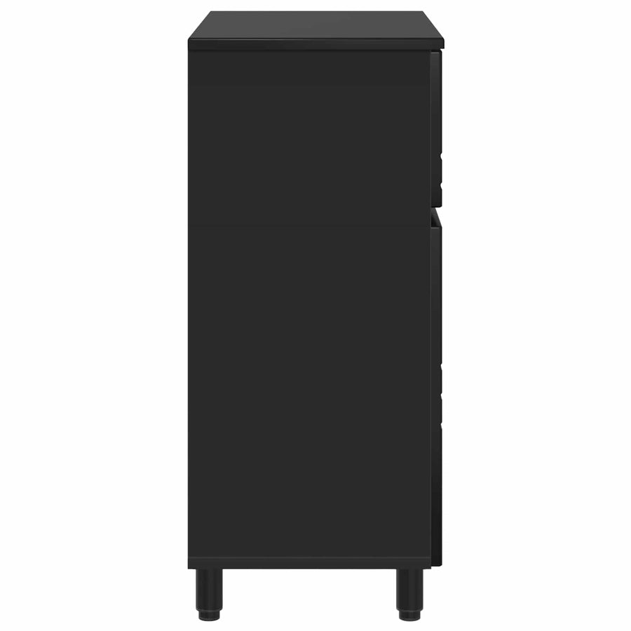 Badkamer Waskom Zwart 60 x 35 x 80 cm Bewerkt hout