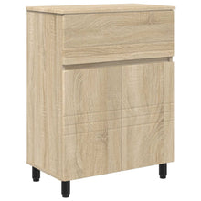 Badkamer Waskom Sonoma Eiken 60 x 35 x 80 cm Bewerkt hout