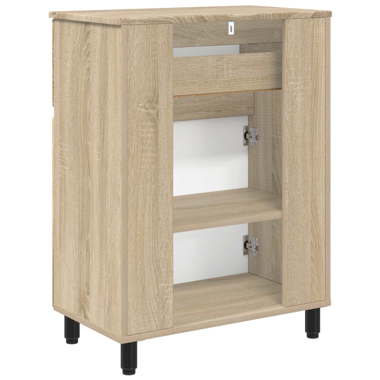Badkamer Waskom Sonoma Eiken 60 x 35 x 80 cm Bewerkt hout