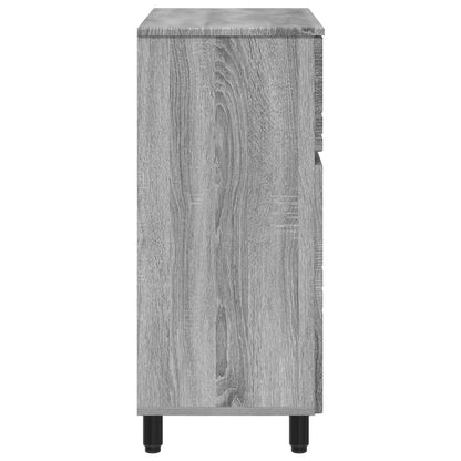 Badkamer Waskom Grijs Sonoma 60 x 35 x 80 cm Bewerkt hout