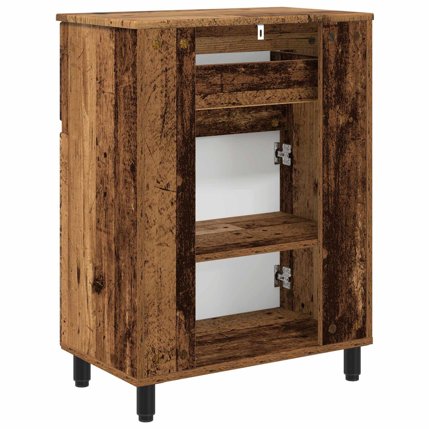 Badkamer Waskom Oud hout 60 x 35 x 80 cm Bewerkt hout