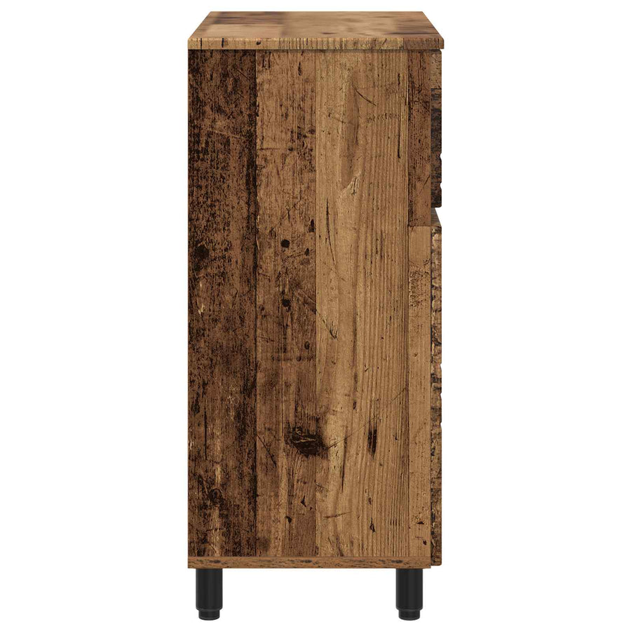 Badkamer Waskom Oud hout 60 x 35 x 80 cm Bewerkt hout