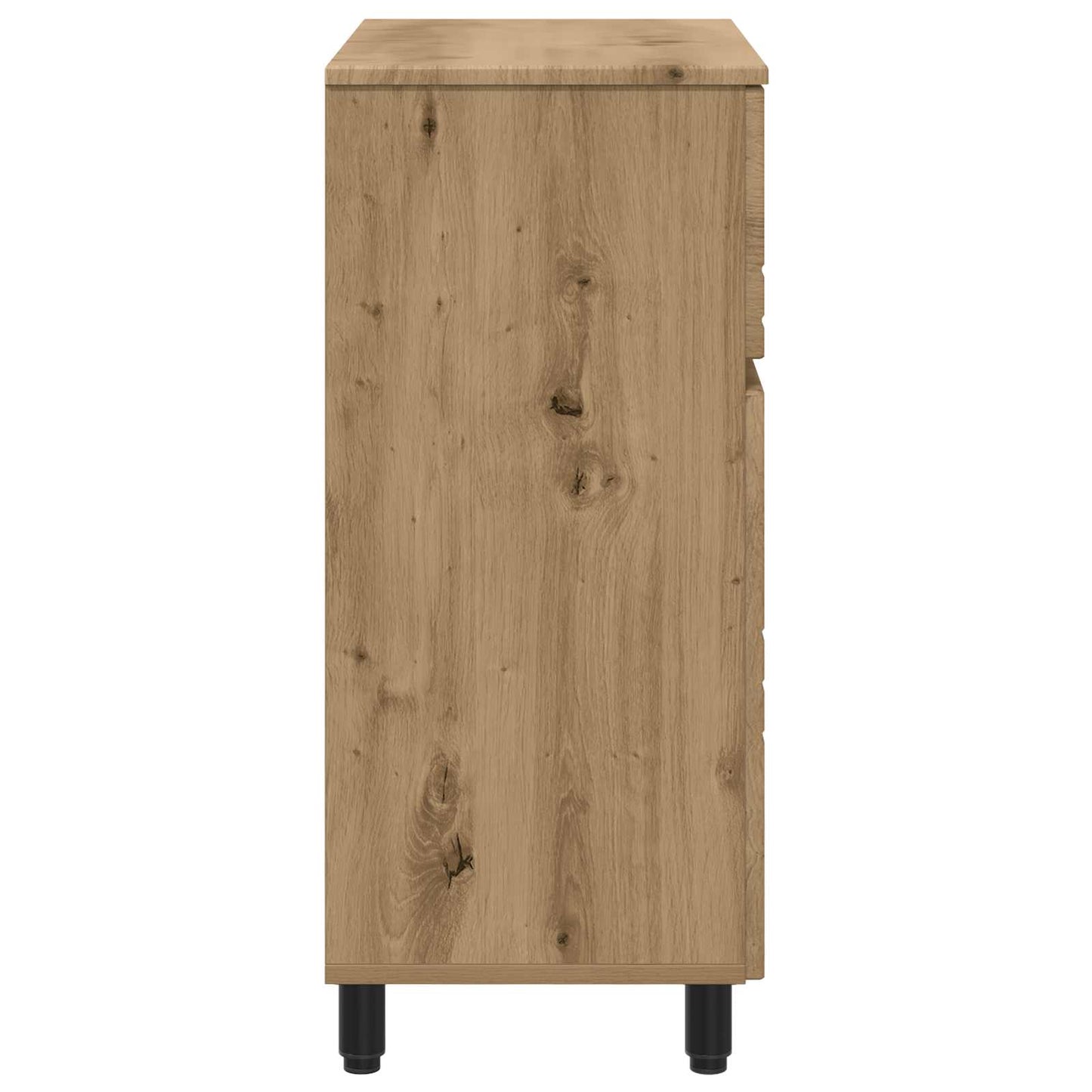 Badkamer Waskom Artisanaal eiken 60 x 35 x 80 cm Bewerkt hout