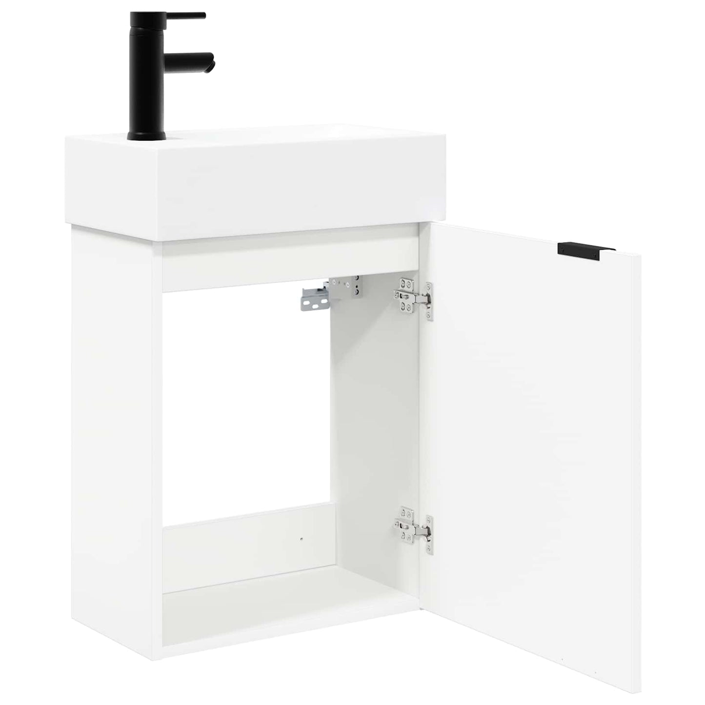 Badkamermeubel met kraan Wit 45,5 x 22,5 x 84 cm