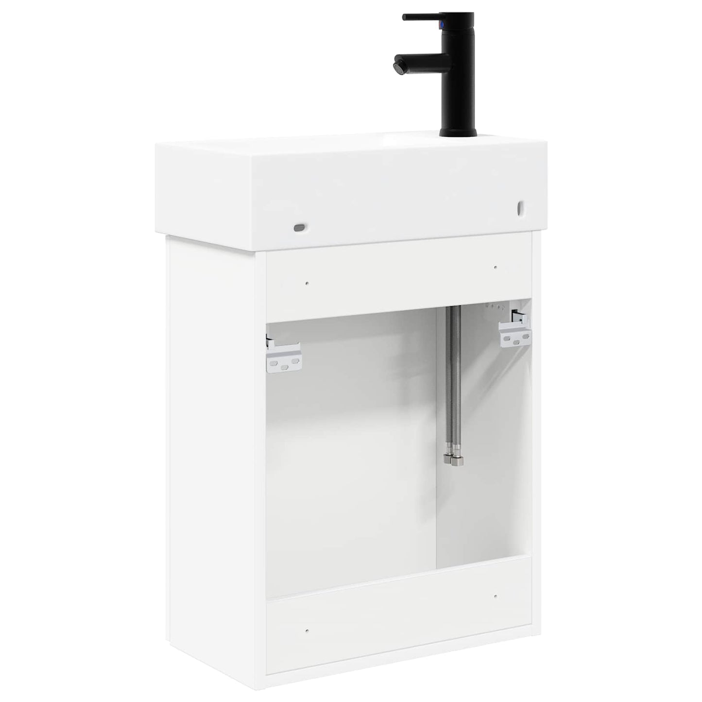 Badkamermeubel met kraan Wit 45,5 x 22,5 x 84 cm