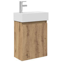 Badkamermeubel met kraan Artisanaal eiken 45,5 x 22,5 x 84 cm