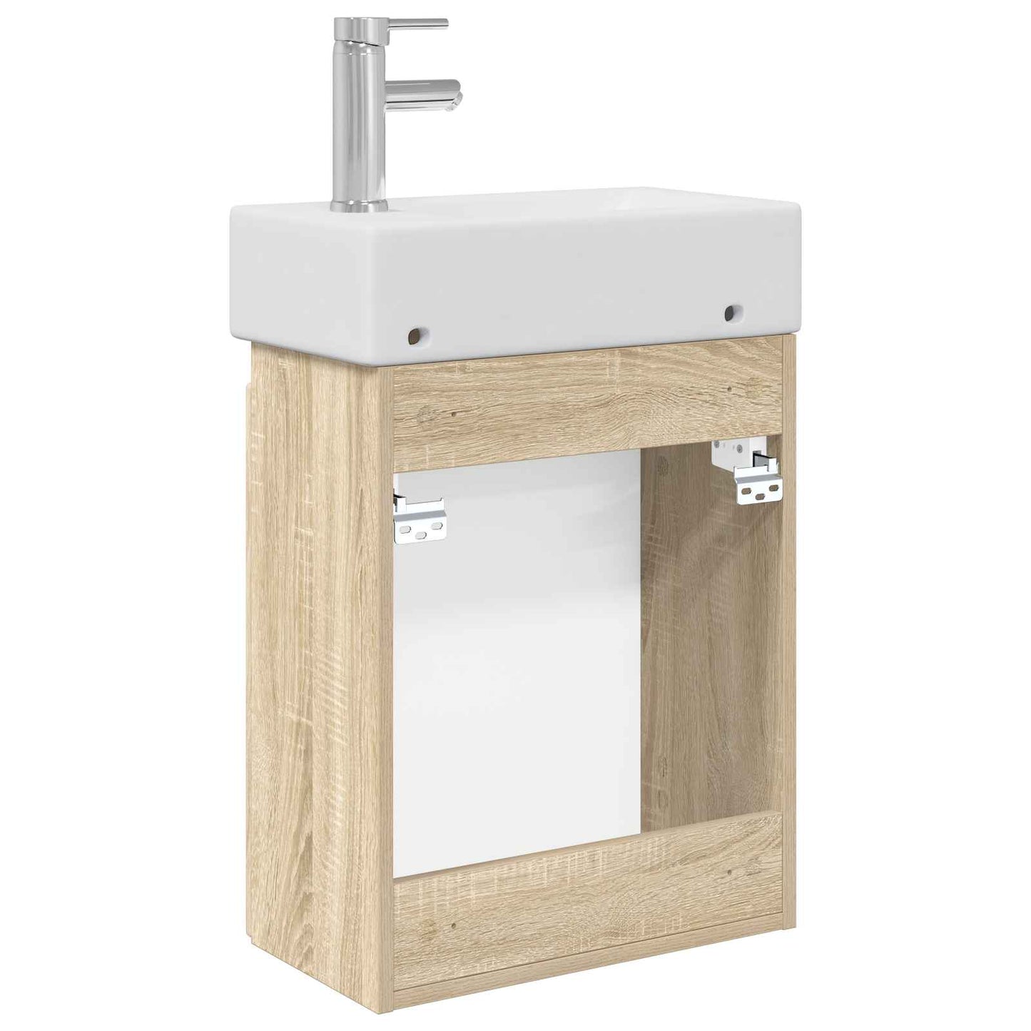 Badkamermeubel met kraan Sonoma Eiken 45,5 x 22,5 x 84 cm